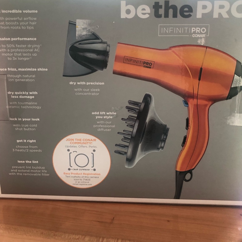 InfinitiPRO Orange Hair Drye
